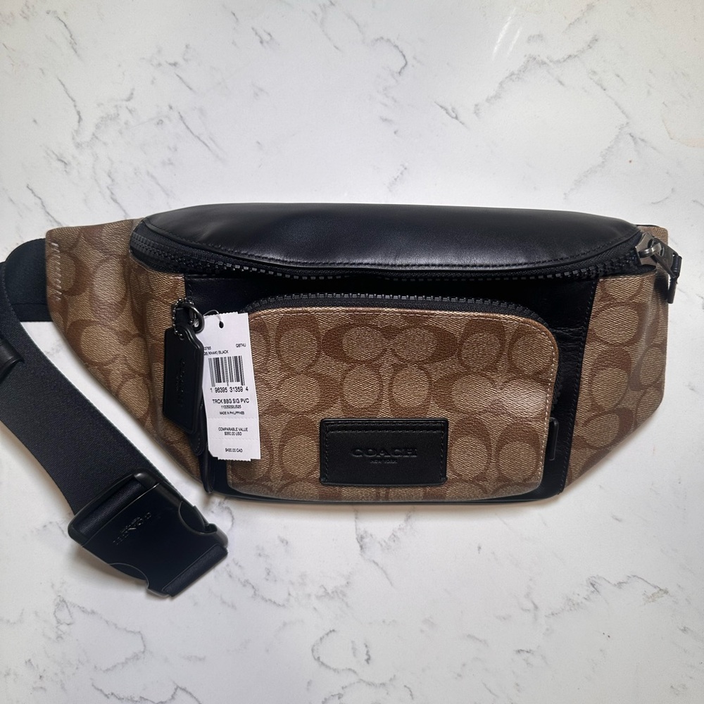 Authentic Coach Track Belt Bag